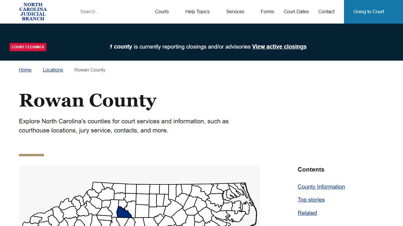 Rowan County | North Carolina Judicial Branch